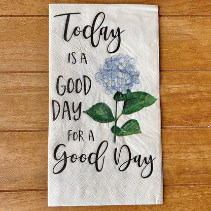 Napkin | Dual Print Hydrangea