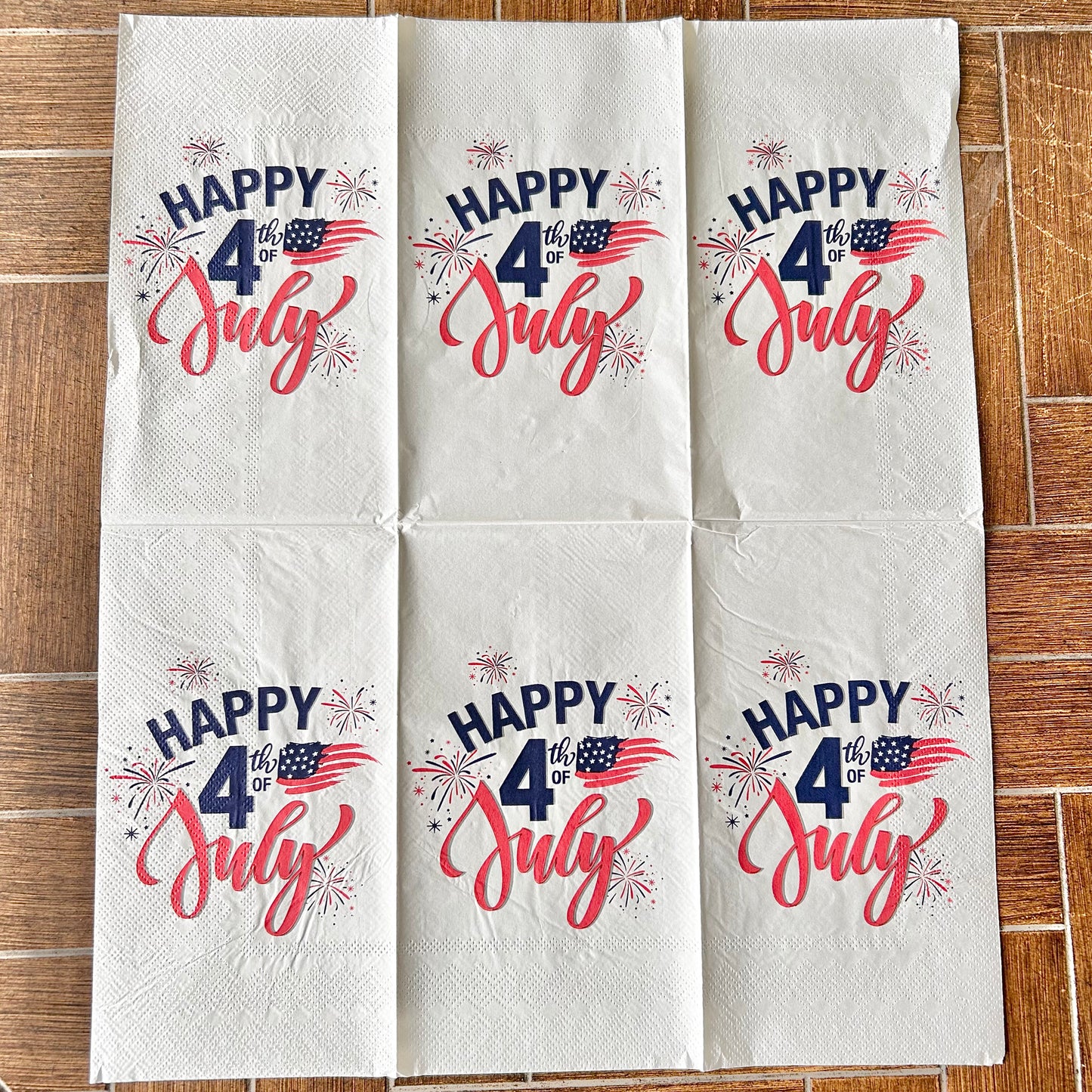 Napkin Bundle | Happy 4th America