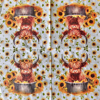 Napkin Bundle | Highland Cows