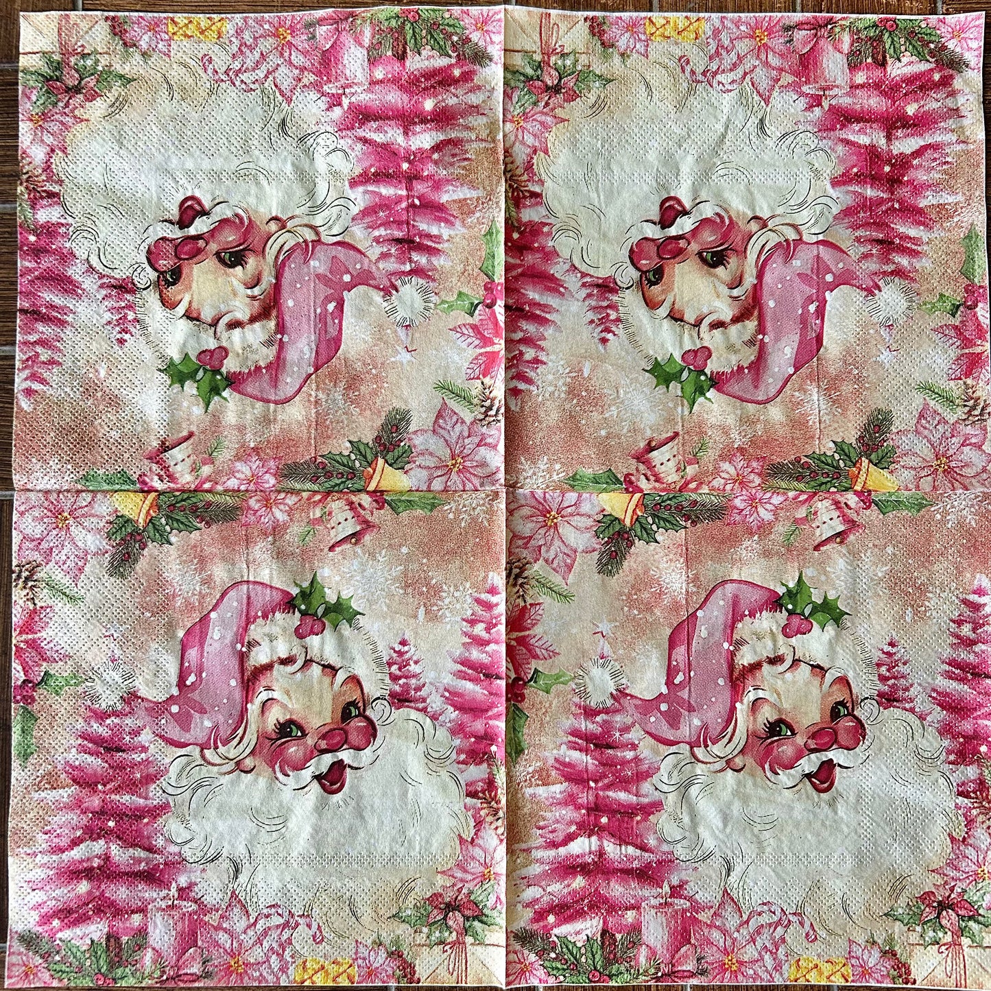Napkin Bundle | Pink Christmas