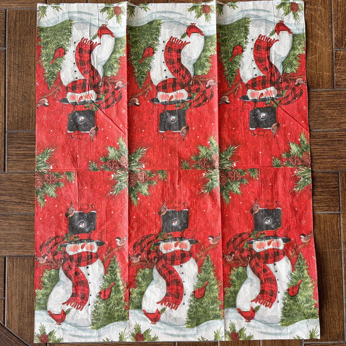 Napkin Bundle | Colorful Snowmen