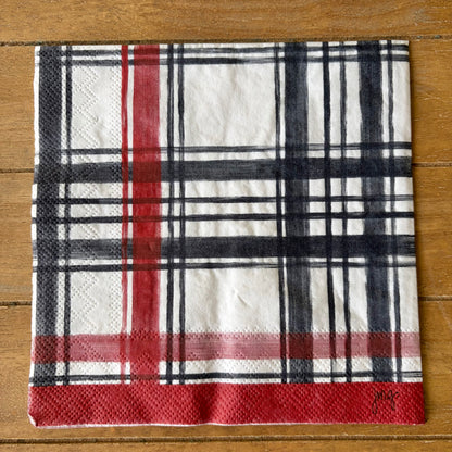 Napkin Bundle | Black & Red Christmas