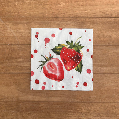 Napkin Bundle | Strawberries 2.0
