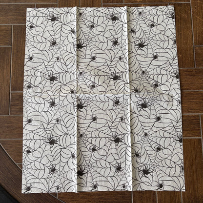 Napkin | Black & White Spider Web