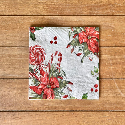 Napkin Bundle | Poinsettia Christmas