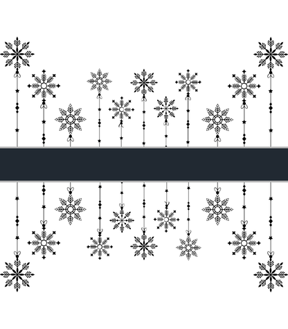 Digital Place Cards | Black & White Winter