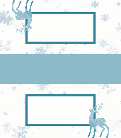 Digital Place Cards | Blue Reindeer