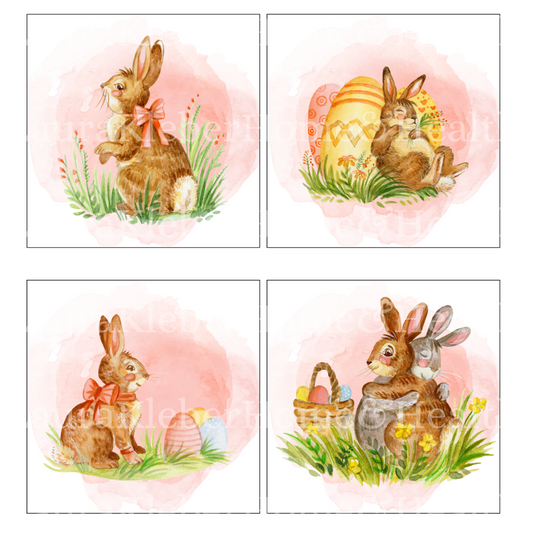 DIY Decor Bundle | Bunnies in Multicolor (Digital Printable)