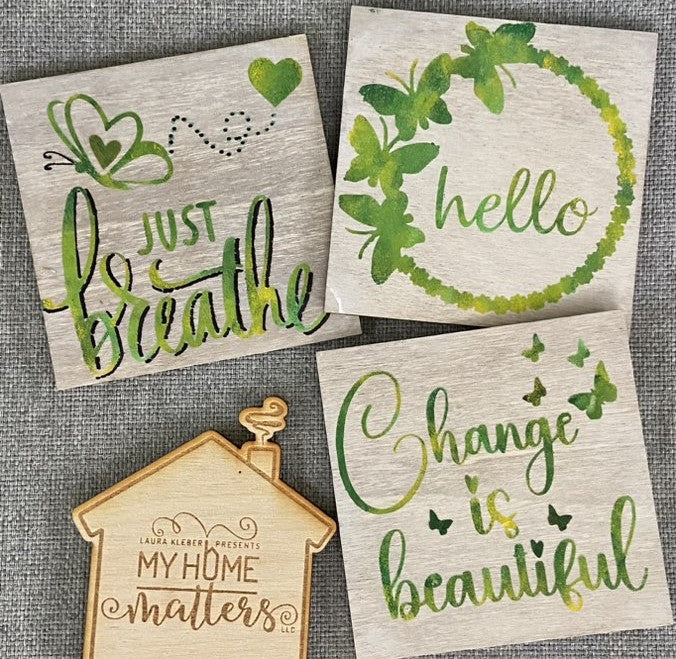 DIY Interchangeable Tiles - Bees, Bugs & Butterfly Themes