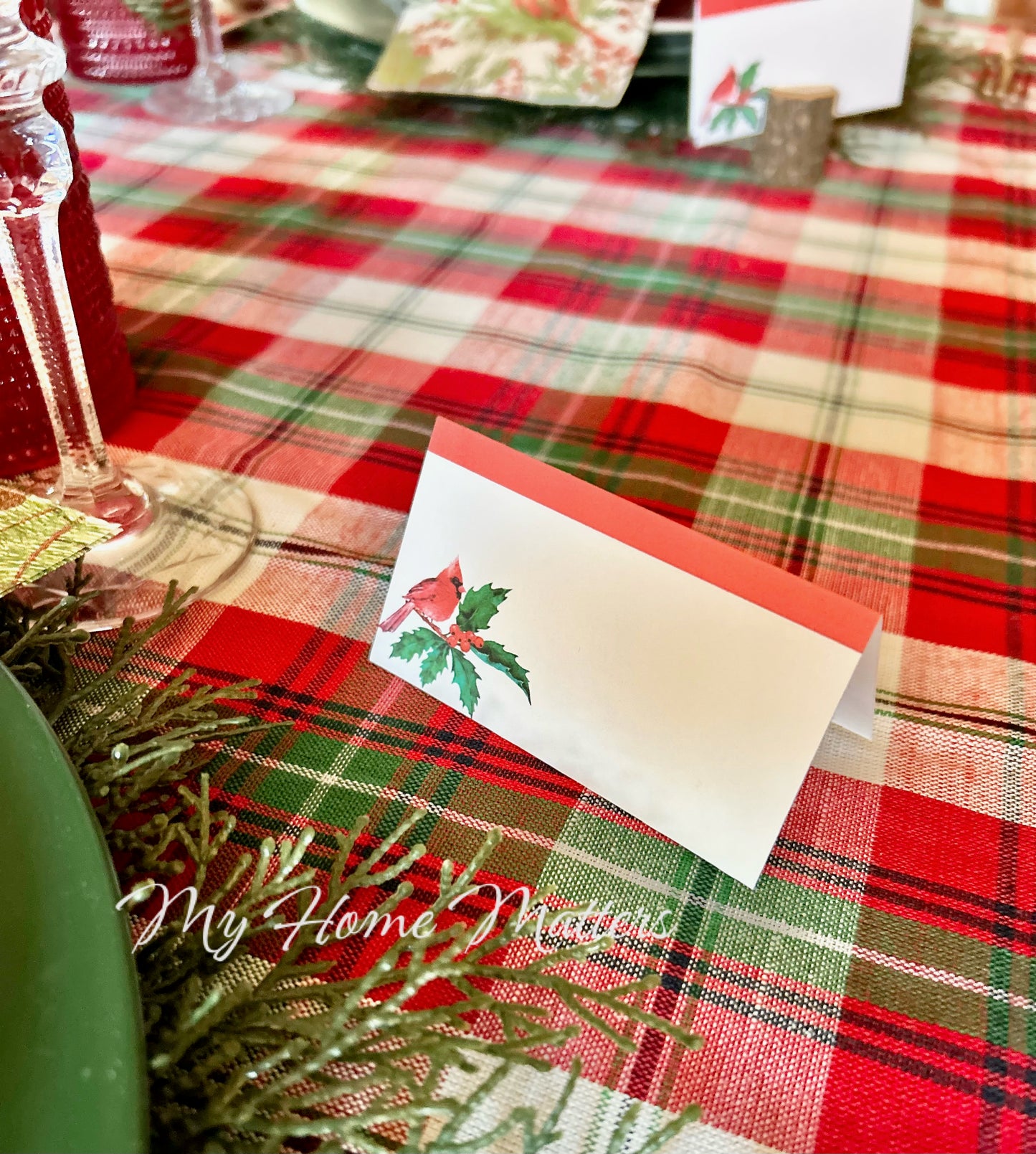 Digital Place Cards | Cardinal 2