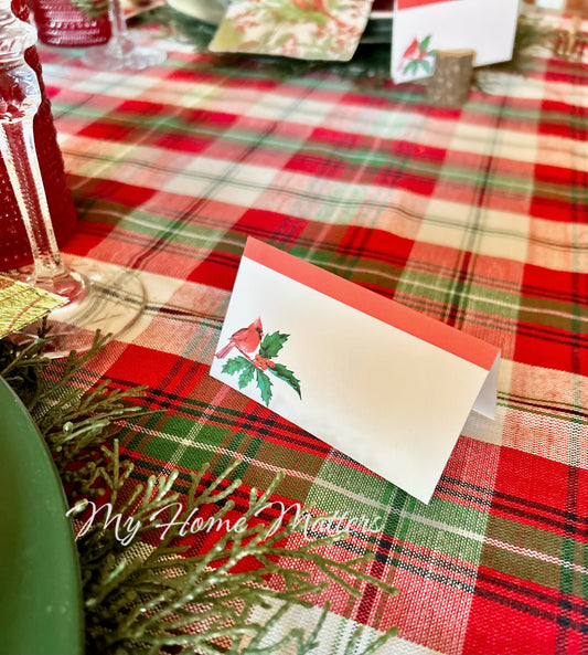 Digital Place Cards | Cardinal 2