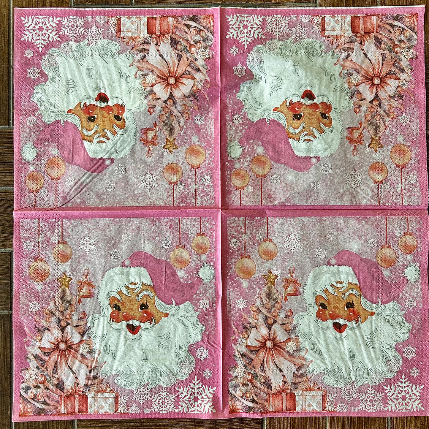 Napkin Bundle | Pink Christmas