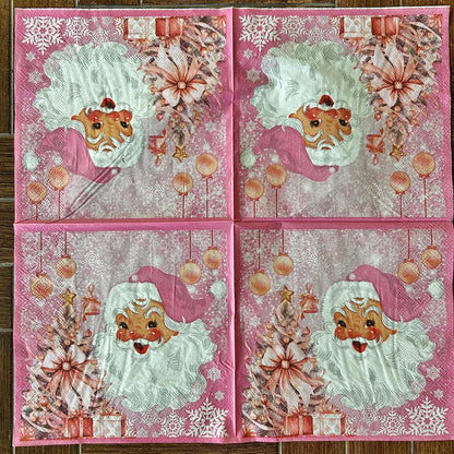 Napkin Bundle | Pink Christmas