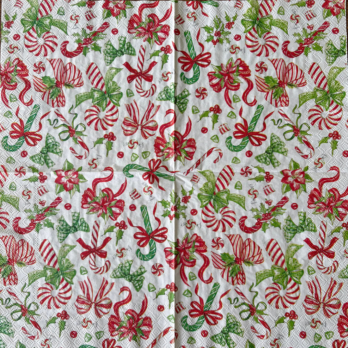 Napkin Bundle | Candy Cane Christmas
