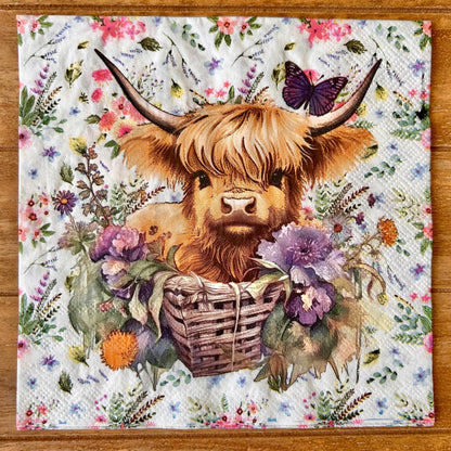 Napkin Bundle | Highland Cows