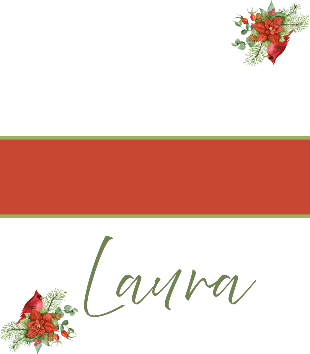 Digital Place Cards | Cardinal 1