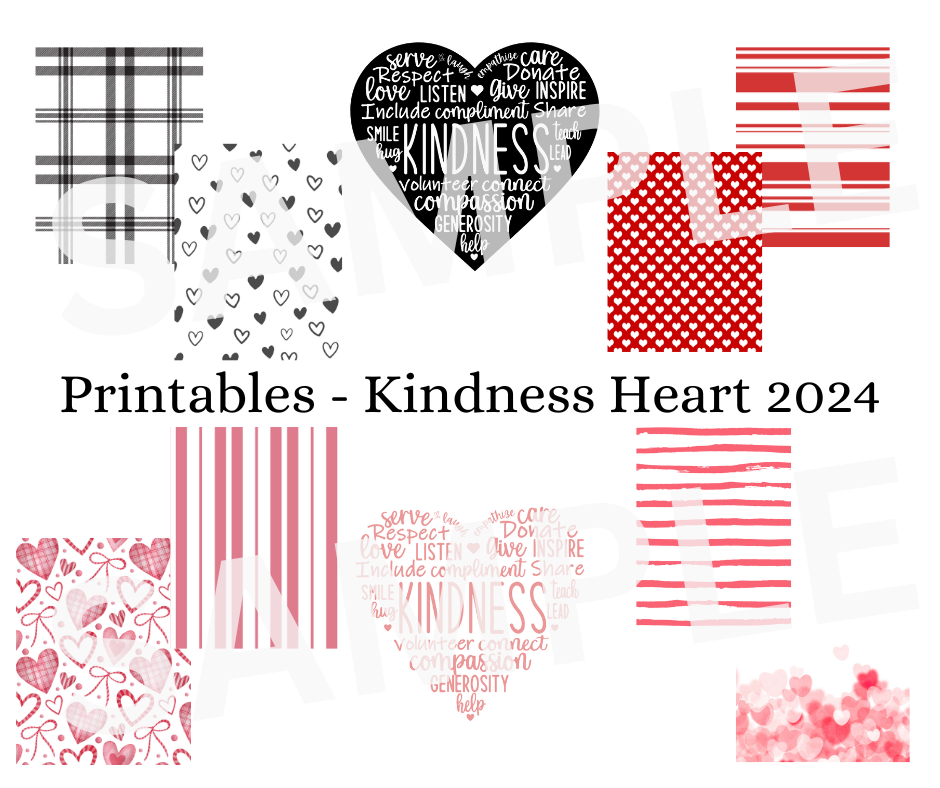 Printables - Kindness Heart 2024