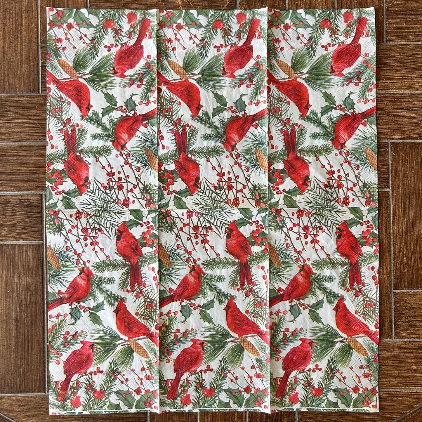 Napkin Bundle | Christmas Cardinals 2
