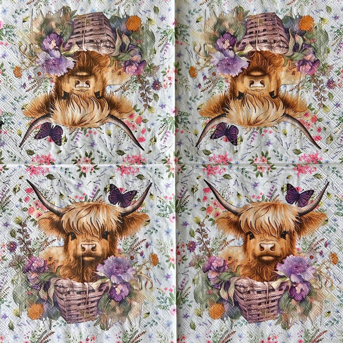 Napkin Bundle | Highland Cows