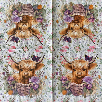 Napkin Bundle | Highland Cows