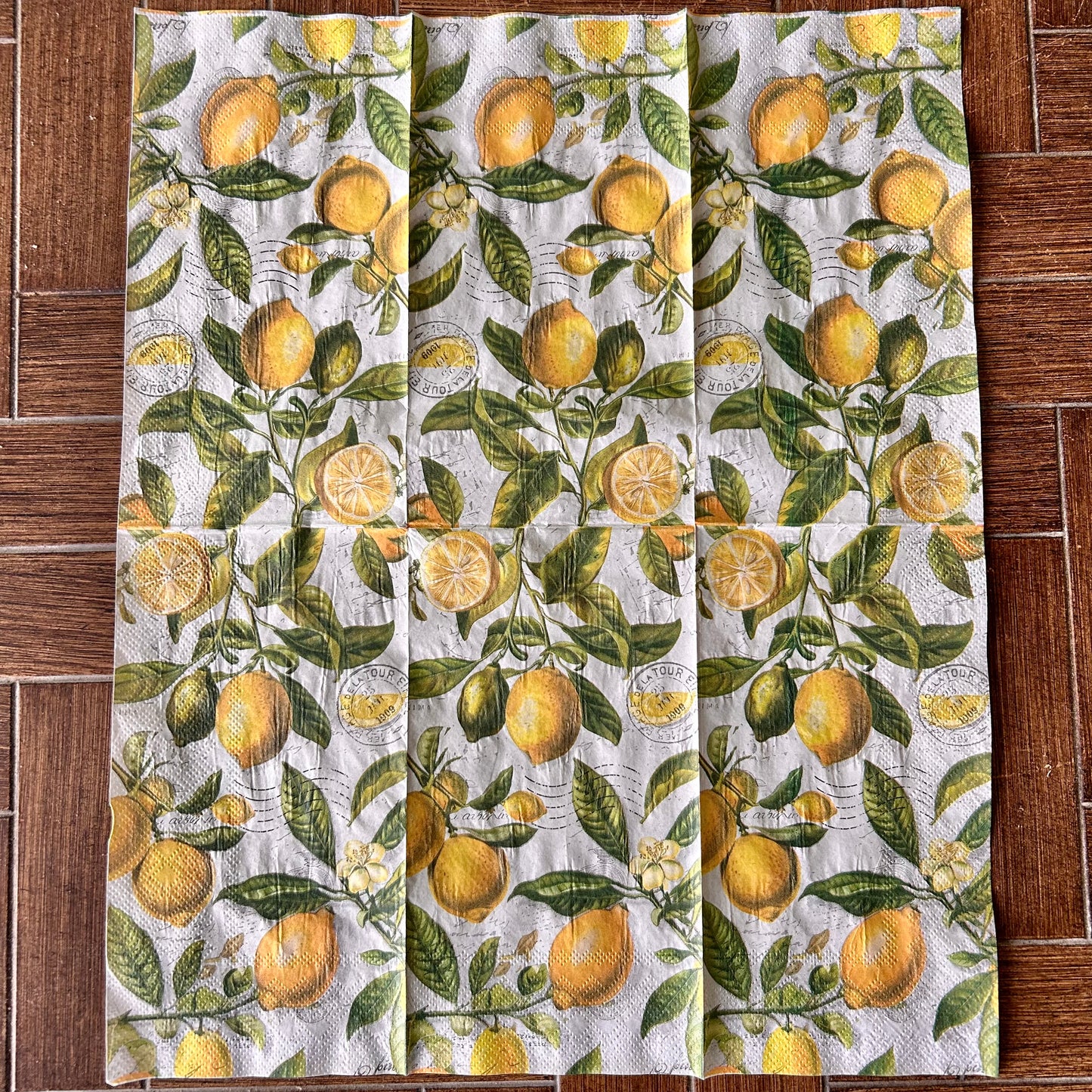 Napkin Bundle | Vintage & Botanical Lemon