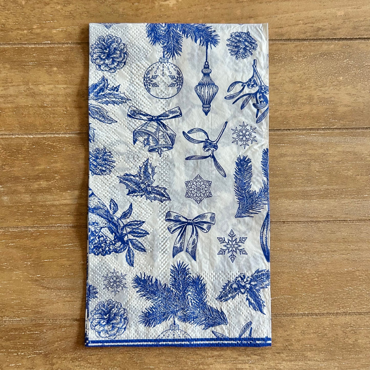 Napkin | Christmas Bits of Blue