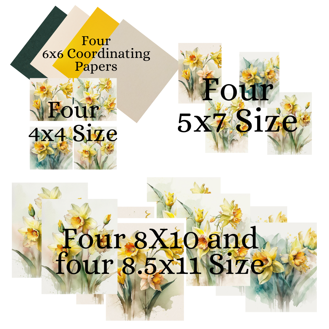 DIY Decor Bundle | Daffodils (Digital Printable)