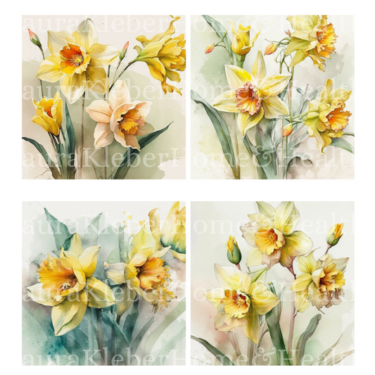 DIY Decor Bundle | Daffodils (Digital Printable)