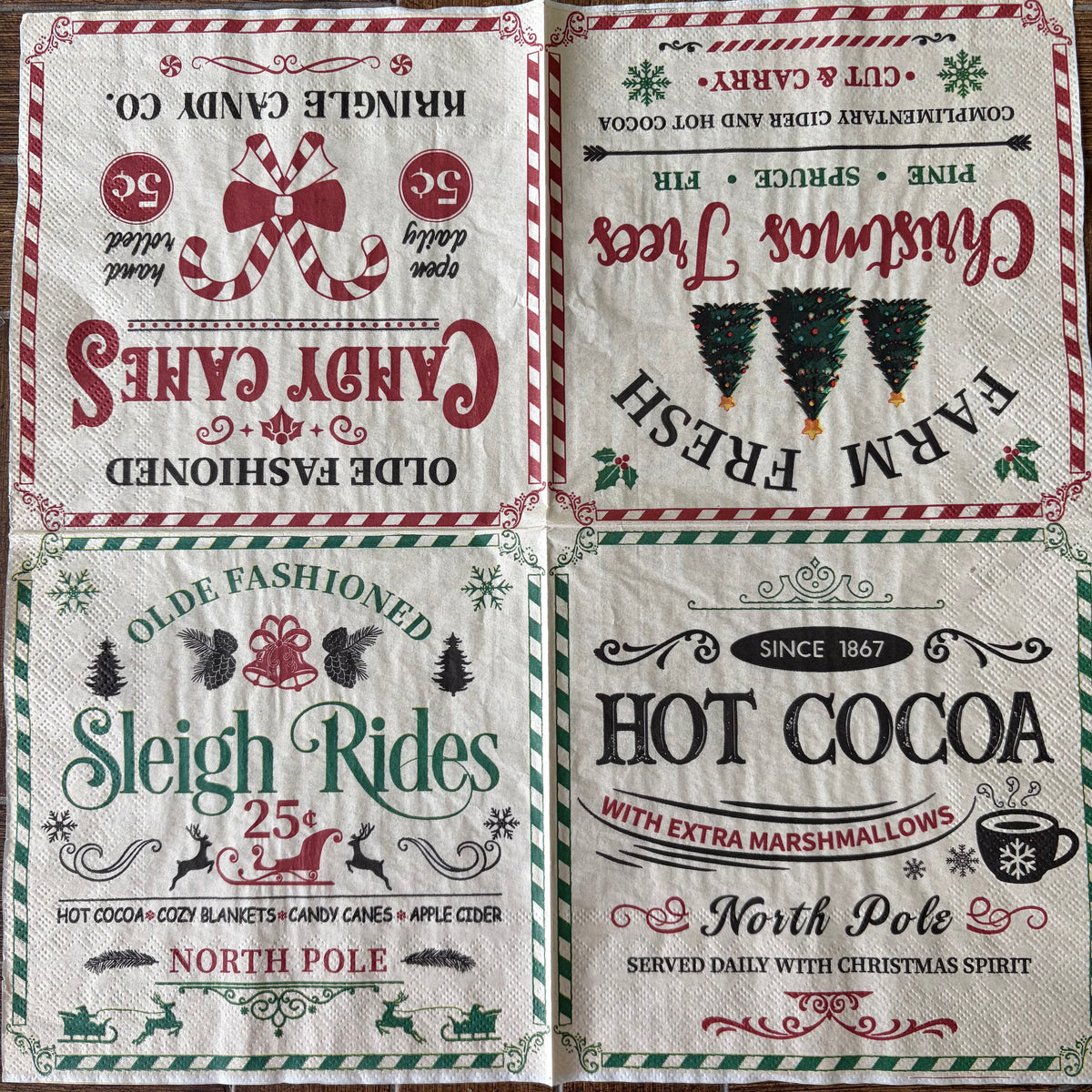 Napkin Bundle | Old Fashioned Farmhouse Christmas