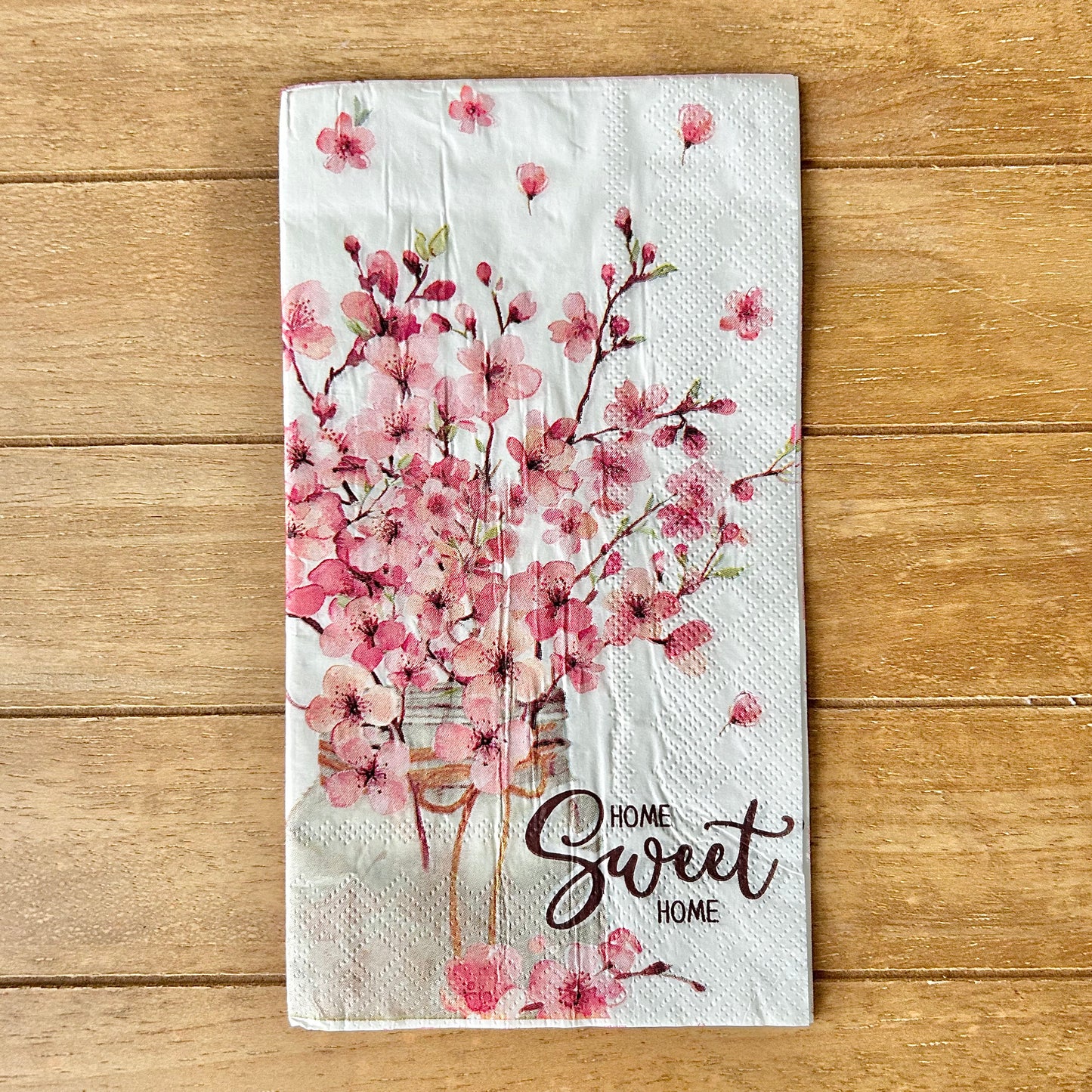 Napkin | Dual Print Pink Home Sweet Home