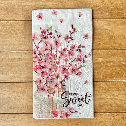 Napkin | Dual Print Pink Home Sweet Home