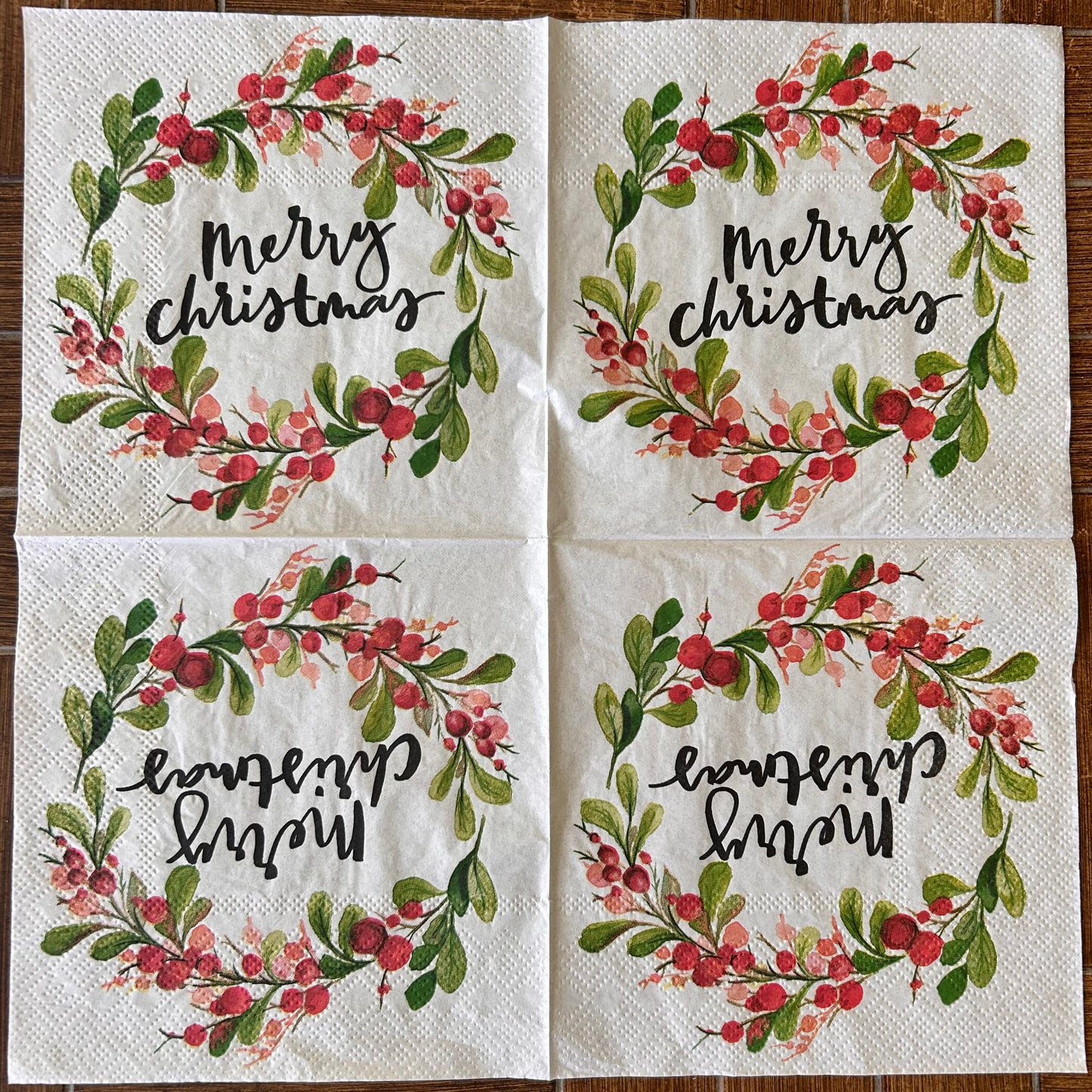 Napkin Bundle | Traditional Red & Green