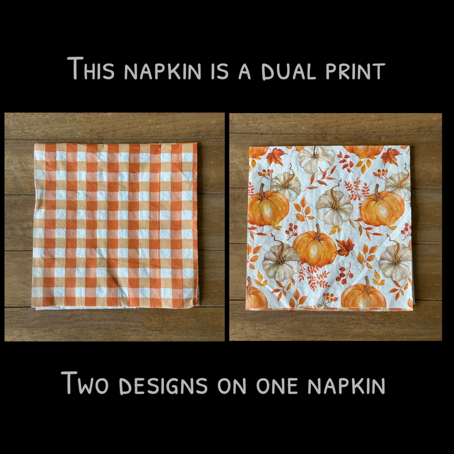 Napkin Bundle | Orange Autumn