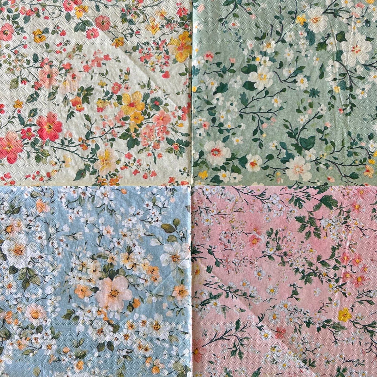 Napkin Bundle | Quad Print Florals