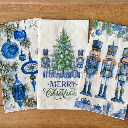 Napkin Bundle | Blue Nutcracker Christmas