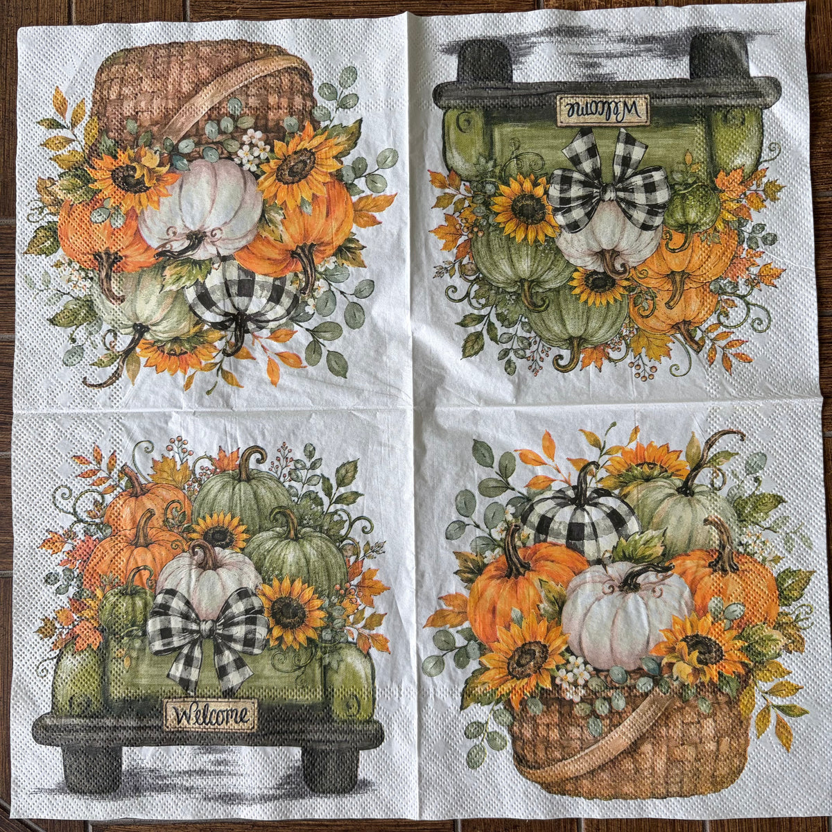 Napkin Bundle | Pumpkin & Sunflower Harvest