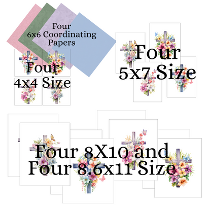 Digital DIY Decor Bundle | Easter Crosses
