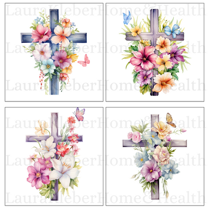 Digital DIY Decor Bundle | Easter Crosses