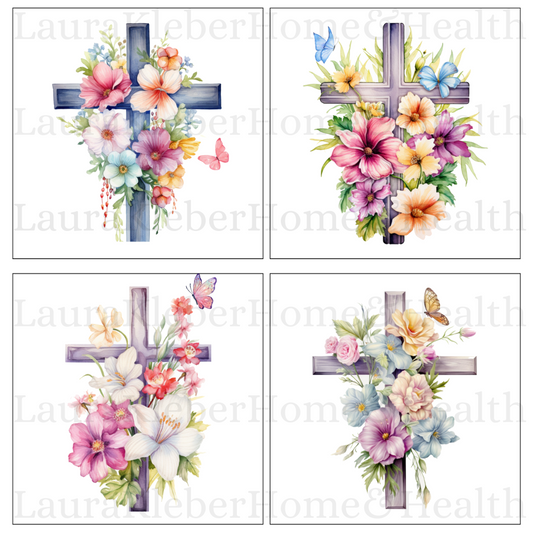 DIY Decor Bundle | Easter Crosses (Digital Printable)