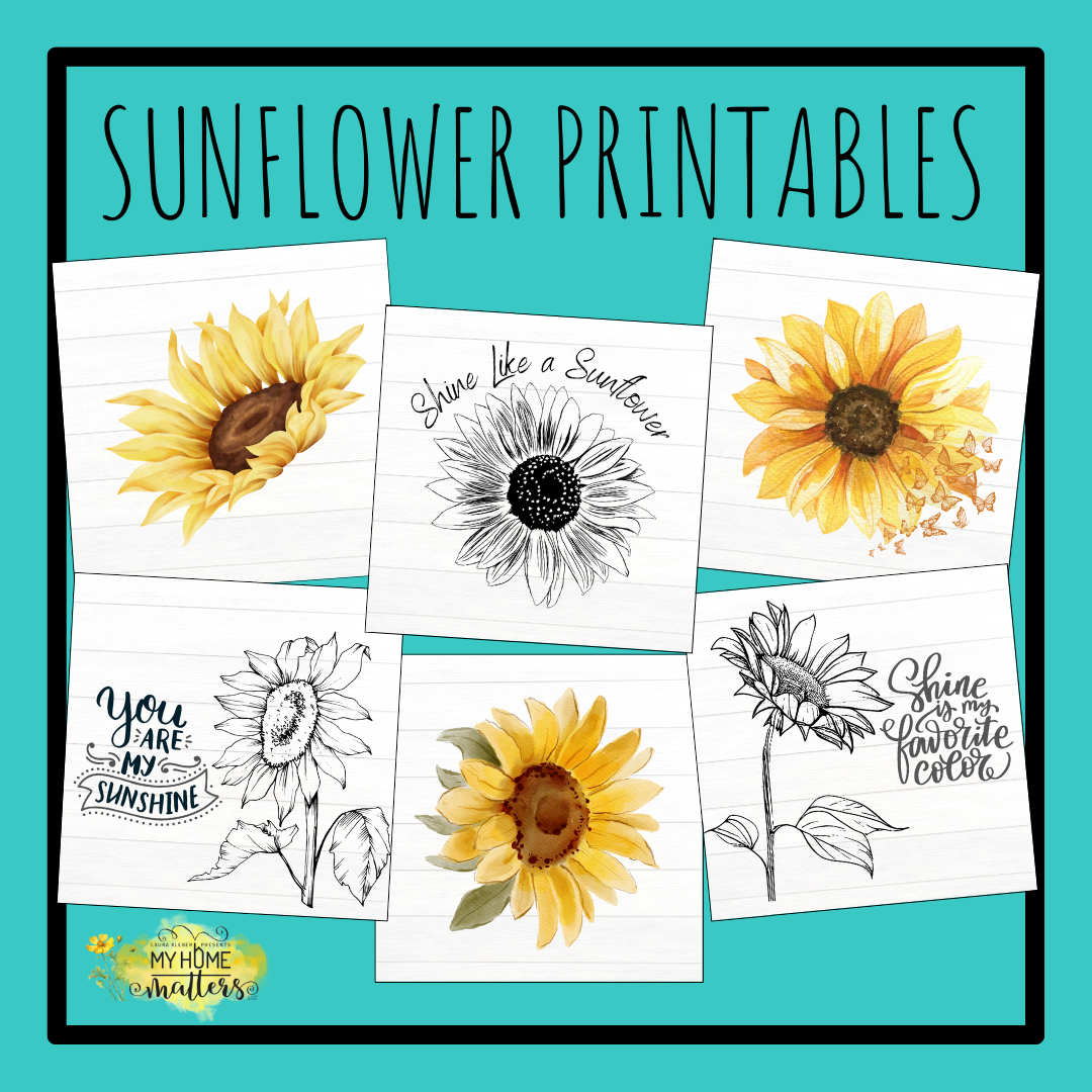 Sunflower Prints (Digital Printable)