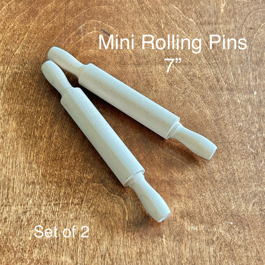 Mini Rolling Pins (Set of 2)