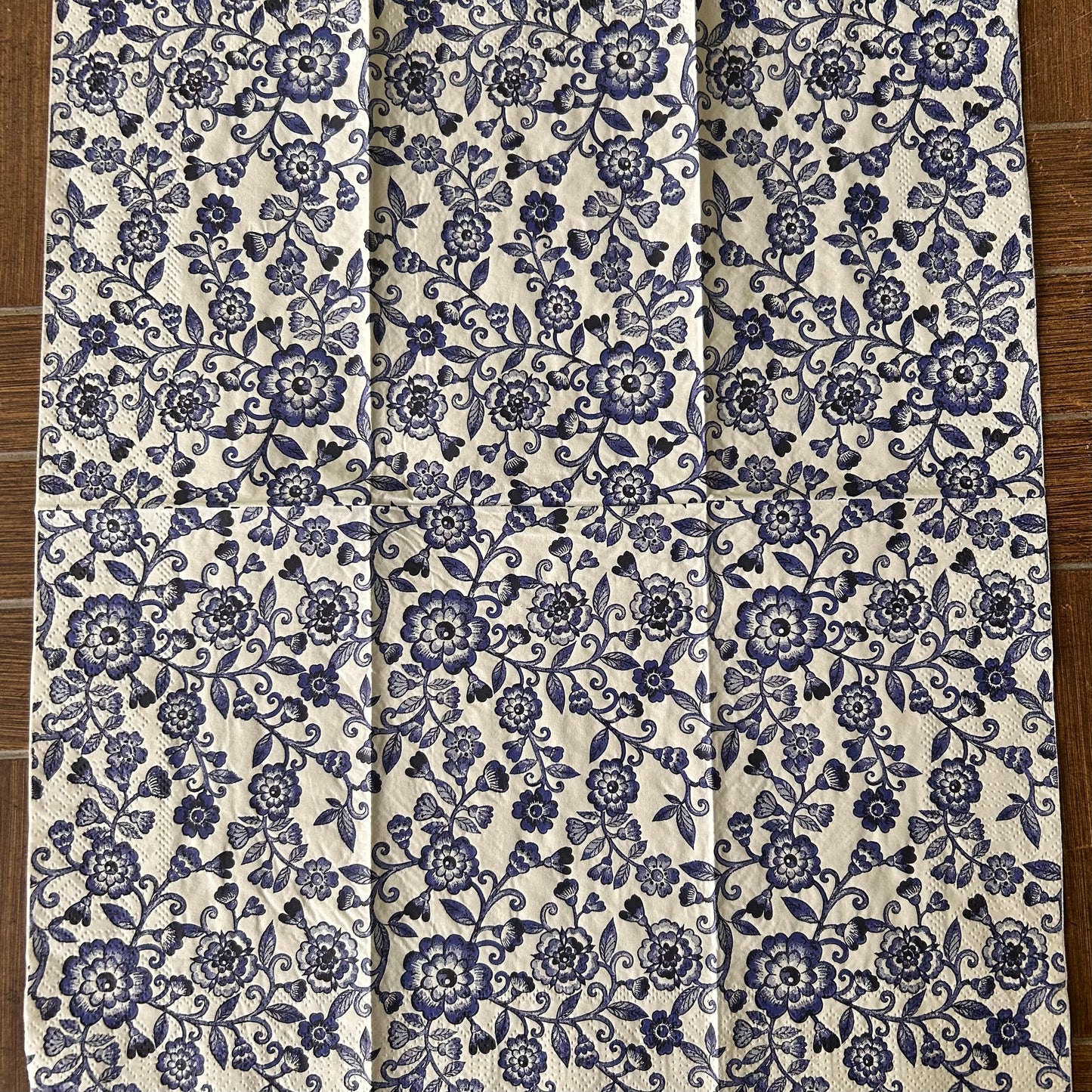 Napkin Bundle | Blue & Olive Elegant Floral