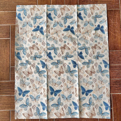 Napkin | Blue Butterflies