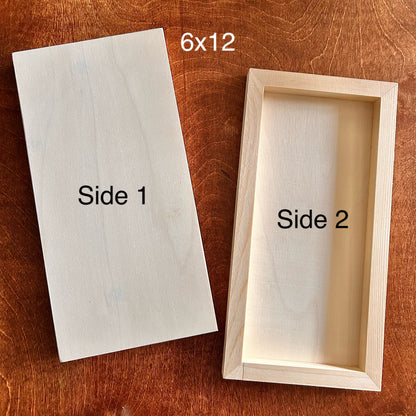 Framed Wood Blanks (Reversible)