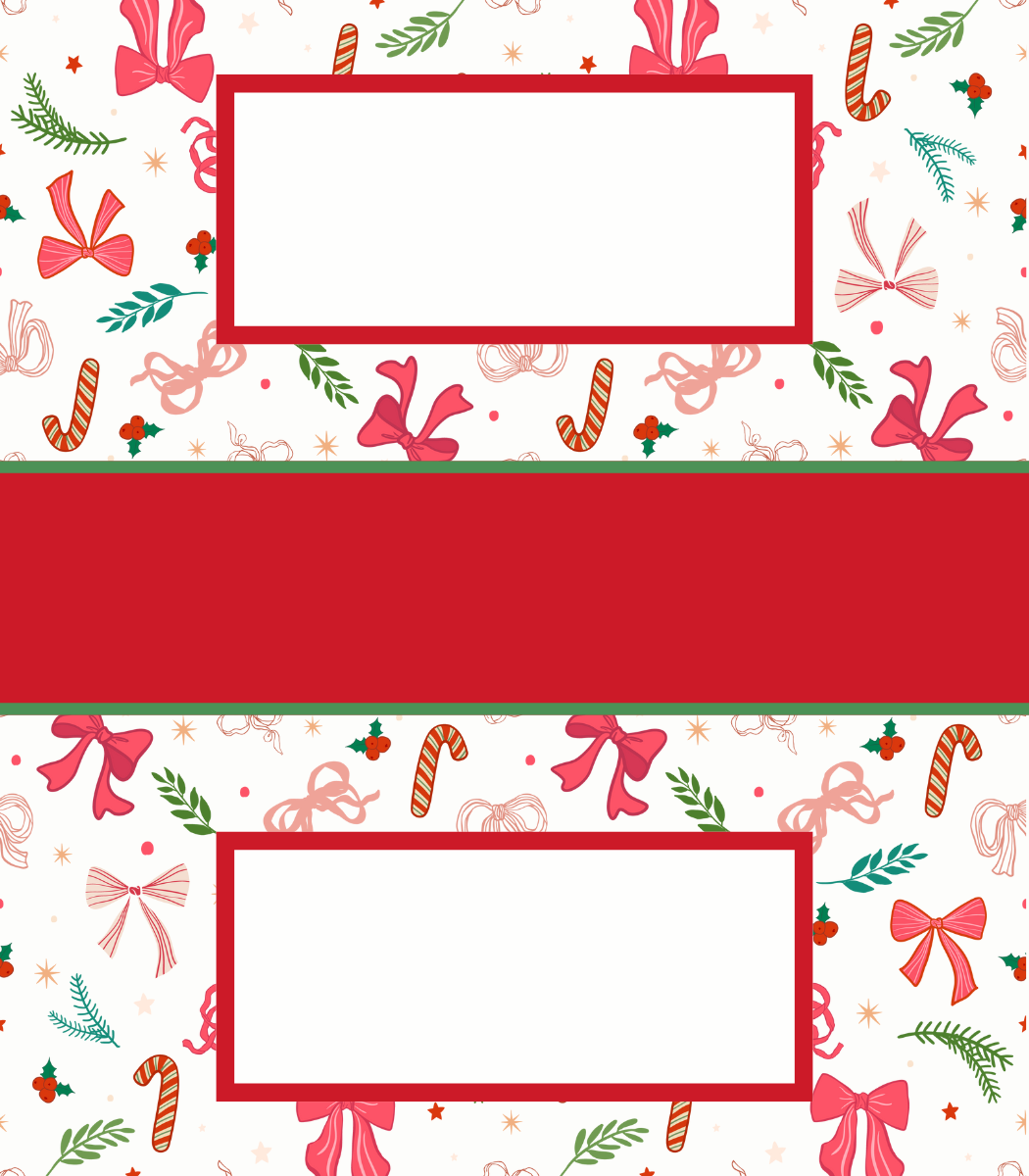 Digital Place Cards | Festive Christmas Print