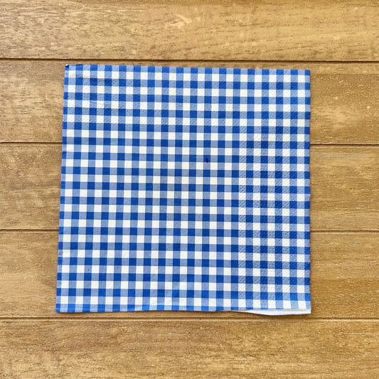 Napkin | Royal Blue Gingham