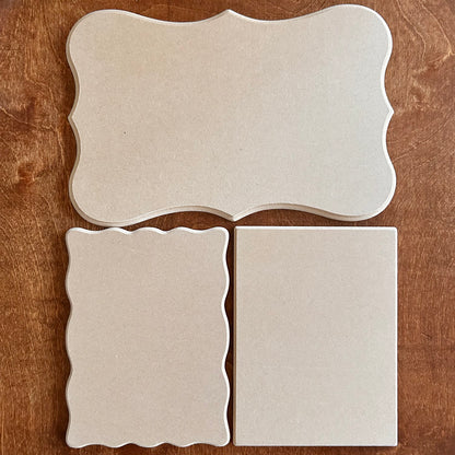 Rectangular Sign Blanks | Beveled