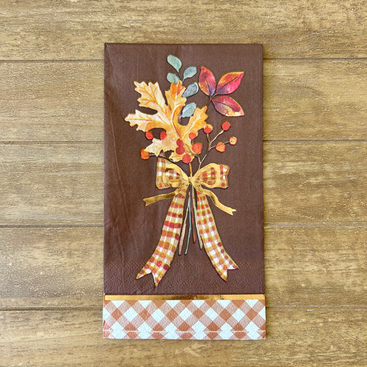 Napkin | Brown Fall Bouquet