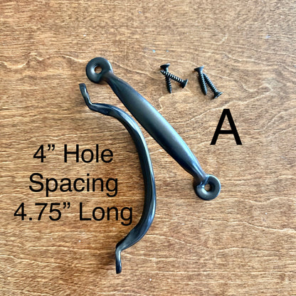 Tray & Sign Handles | Black