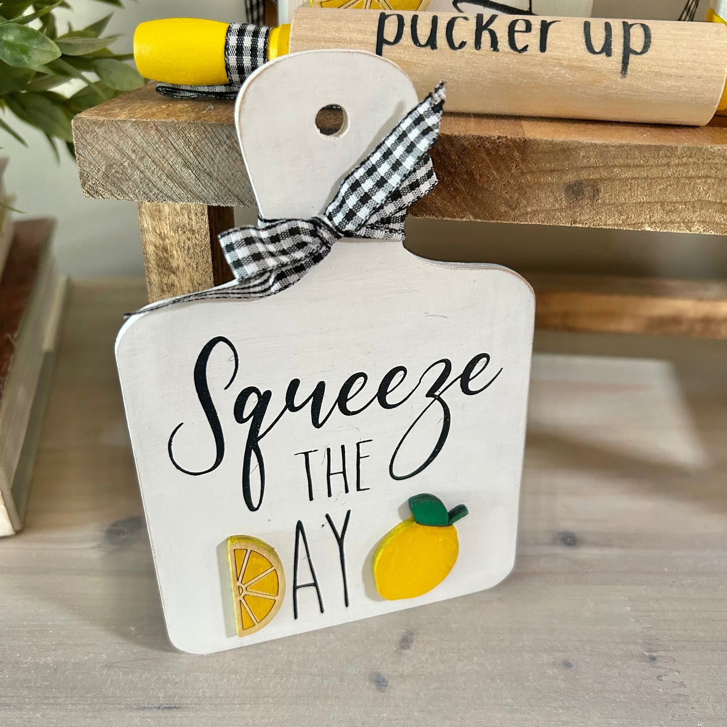 Tiered Tray Set | Lemons